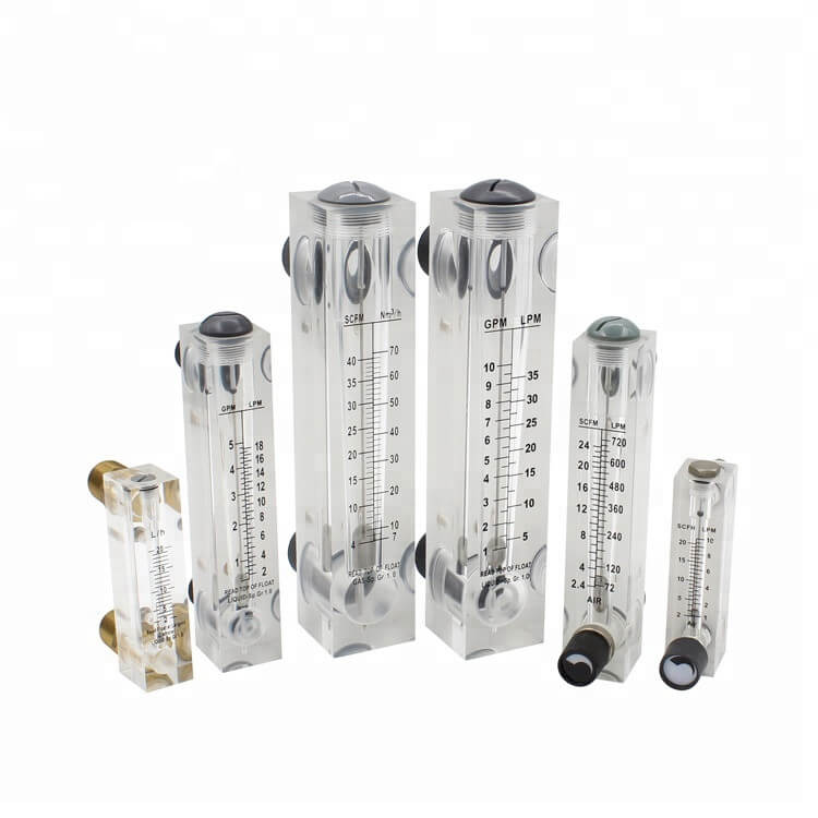 Applications de rotameters de tube en verre